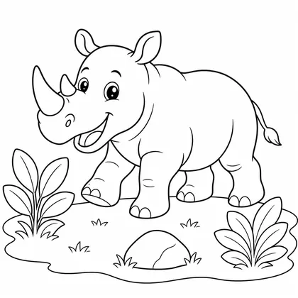 Planșă cu pui de dinozaur de colorat