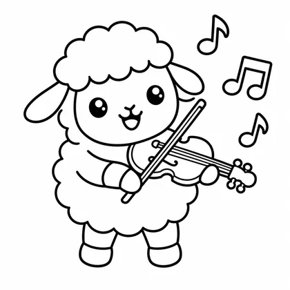 Planșă cu oi de colorat