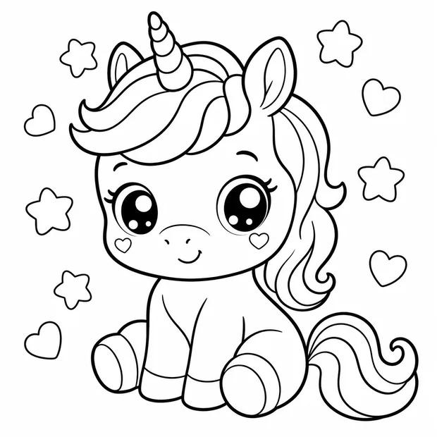 Dibujo de unicornio para colorear