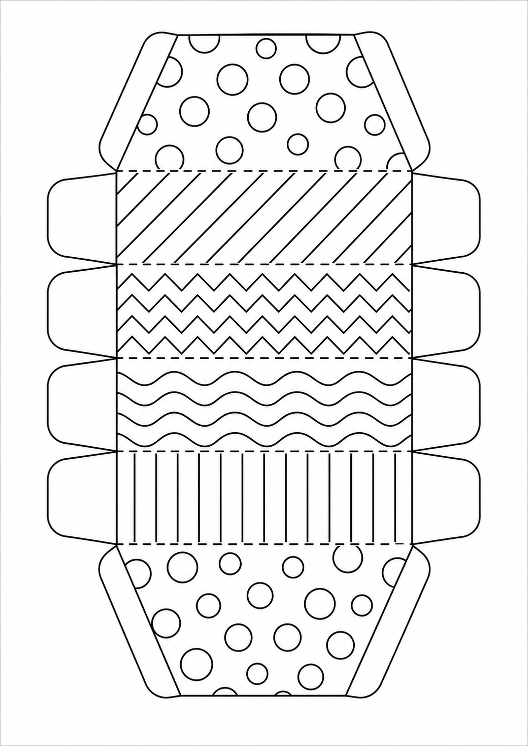 Prisma trapezoidal montable para imprimir